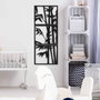 Wallity MT - 004 Accesorio decorativo de pared de metal Negro